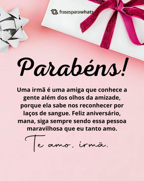 Mensagens de Aniversário para Irmã +66 Modelos de Felicitações para Compartilhar