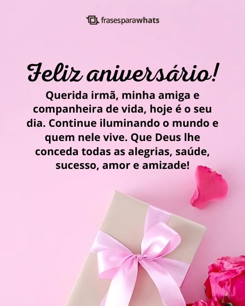 Mensagens de Aniversário para Irmã +66 Modelos de Felicitações para Compartilhar