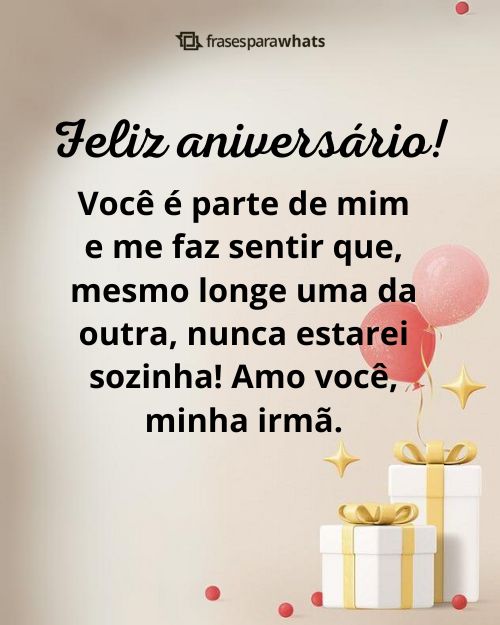 Mensagens de Aniversário para Irmã +66 Modelos de Felicitações para Compartilhar