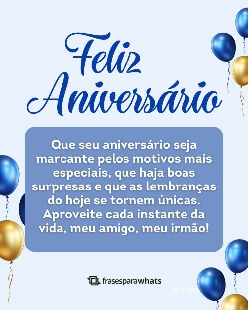 Frases de Aniversário para Irmão +87 Mensagens de Felicitação Para o seu Mano