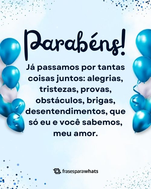 Mensagem de Aniversário para Marido +117 Opções de Felicitação Para o seu Amor