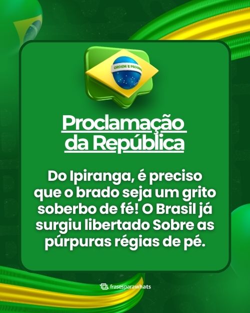 Frases para o Dia da Proclamação da República: Para Compartilhar no Dia 15 de Novembro